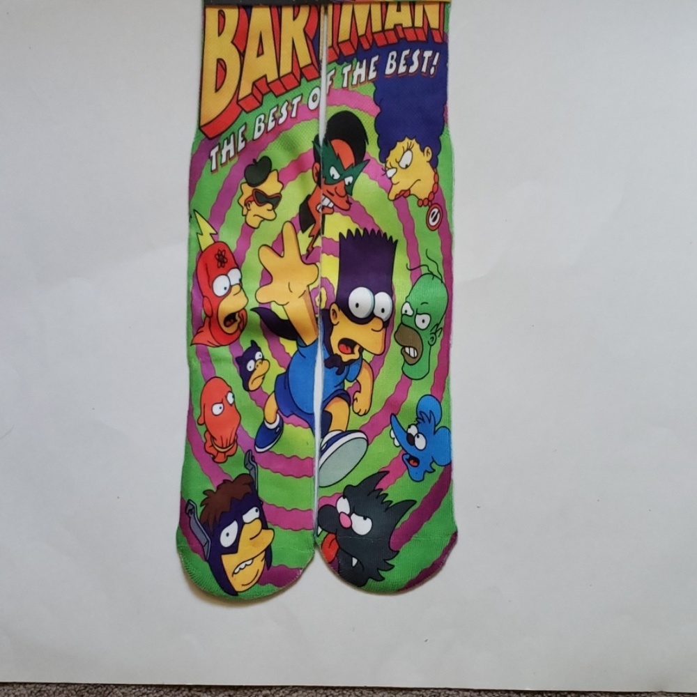 Novelty 3D Bartman Unique Full Print Socks